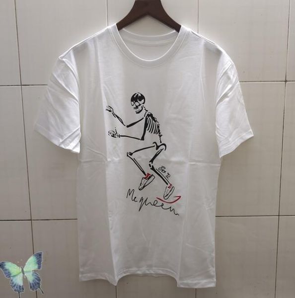 print t-shirt cotton men women fashion hip hop tee, White;black
