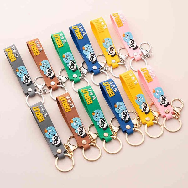 keychains pvc leather rope key cartoon soft rubber color silicone creative gift bag pendant diy accessories, Silver
keychains pvc leather rope key cartoon soft rubber color silicone creative gift bag pendant diy accessories, Silver