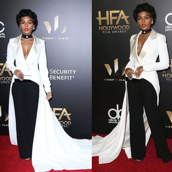 white red carpet fashion long blazer dresses 2022 celebrity loose evening party prom wear dressing one jacket, Black;red
white red carpet fashion long blazer dresses 2022 celebrity loose evening party prom wear dressing one jacket, Black;red
