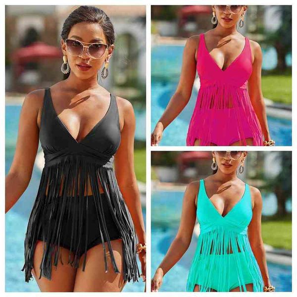 bikini skirt 2022 multicolor tassel swimsuit women's large swimsuit bikini, White;black
bikini skirt 2022 multicolor tassel swimsuit women's large swimsuit bikini, White;black