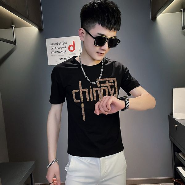 summer men's t shirt short sleeve ironed drill half sleeve tide brand all-match self-cultivation fashion trend casual handsome, White;black
summer men's t shirt short sleeve ironed drill half sleeve tide brand all-match self-cultivation fashion trend casual handsome, White;black