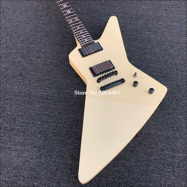 factory direct sales special-shaped 6-string electric guitar goose guitar cream yellow paint black accessories rosewood fingerboard postage 
factory direct sales special-shaped 6-string electric guitar goose guitar cream yellow paint black accessories rosewood fingerboard postage