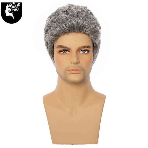 men hair synthetic short wig for white 8 inch silver grey natural fluffy straight wigs the aged daily use your beauty 0527, Black
men hair synthetic short wig for white 8 inch silver grey natural fluffy straight wigs the aged daily use your beauty 0527, Black
