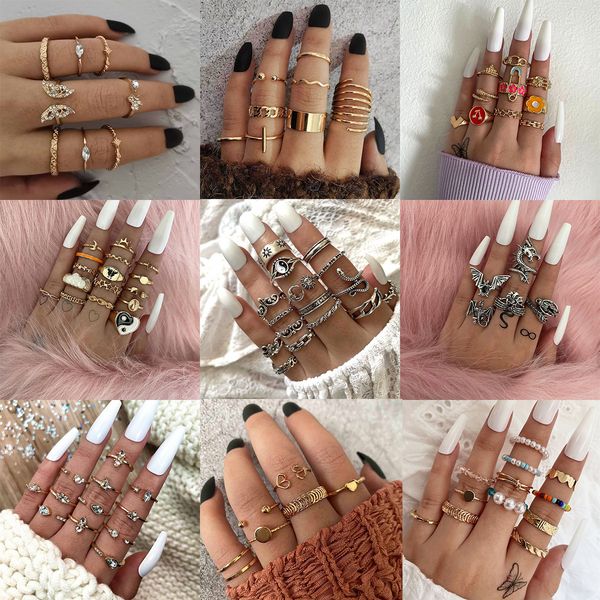 2022 new cluster rings fashion personality leaf love ring set simple multi-piece popular hip-hop finger decoration diamond crystal jewelry, Golden;silver
2022 new cluster rings fashion personality leaf love ring set simple multi-piece popular hip-hop finger decoration diamond crystal jewelry, Golden;silver