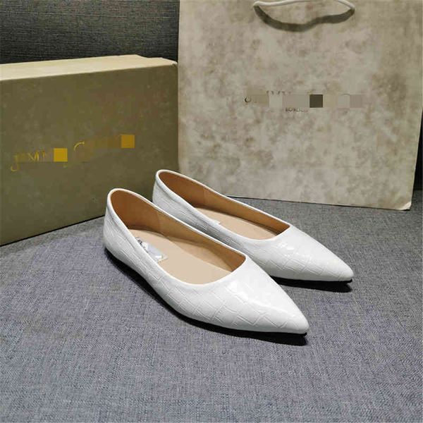 shoes flat dress shoes women's pointed heel shallow mouth single 41-43 large j2cp, Black