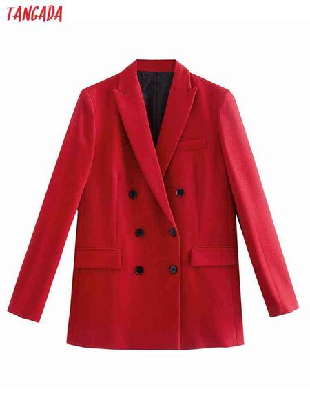 suit tangada women 2021 fashion red blazer jacket vintage double breasted long, White;black
suit tangada women 2021 fashion red blazer jacket vintage double breasted long, White;black