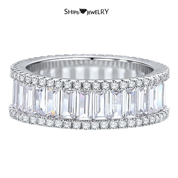 shipei 100 925 sterling silver emerald cut created gemstone basic ring wedding band fine jewelry wholesale 220708, Slivery;golden
shipei 100 925 sterling silver emerald cut created gemstone basic ring wedding band fine jewelry wholesale 220708, Slivery;golden