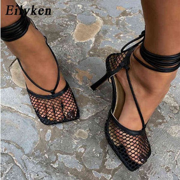 dress shoes eilyken summer autumn mesh pumps sandals female square toe high heel lace up cross tied stiletto hollow shoes 220507, Black
dress shoes eilyken summer autumn mesh pumps sandals female square toe high heel lace up cross tied stiletto hollow shoes 220507, Black
