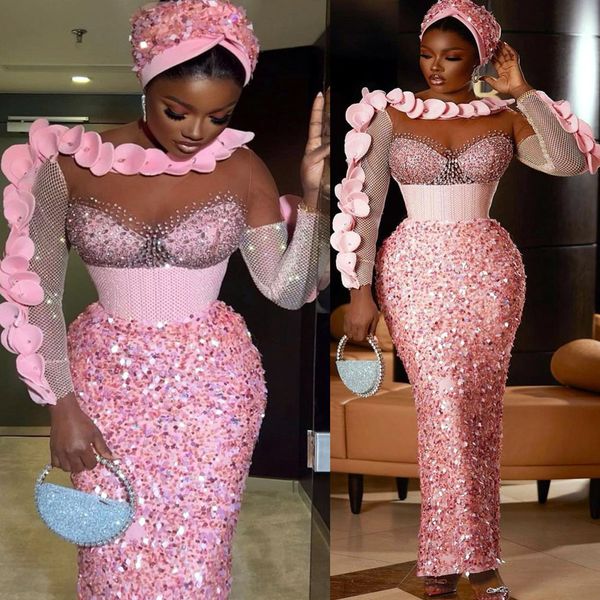 2022 plus size arabic aso ebi pink luxurious sheath prom dresses beaded crystals evening formal party second reception birthday engagement g, Black
2022 plus size arabic aso ebi pink luxurious sheath prom dresses beaded crystals evening formal party second reception birthday engagement g, Black