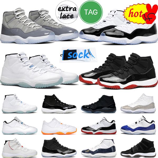 11s retro basketball shoes men women cool grey cap and gown platinum tint 11 legend blue bright citrus concord outdoor mens trainer nb, Black
11s retro basketball shoes men women cool grey cap and gown platinum tint 11 legend blue bright citrus concord outdoor mens trainer nb, Black