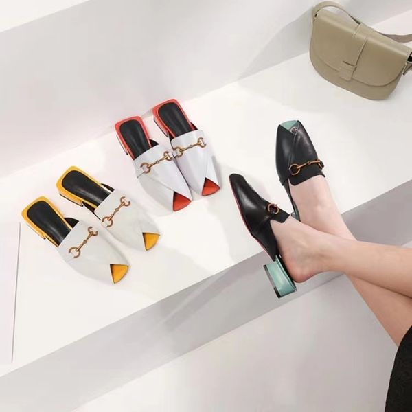 designer loafers mules women dress shoes luxury horsebit leather mule peep toes flat heel eu35-40 with box, Black
designer loafers mules women dress shoes luxury horsebit leather mule peep toes flat heel eu35-40 with box, Black