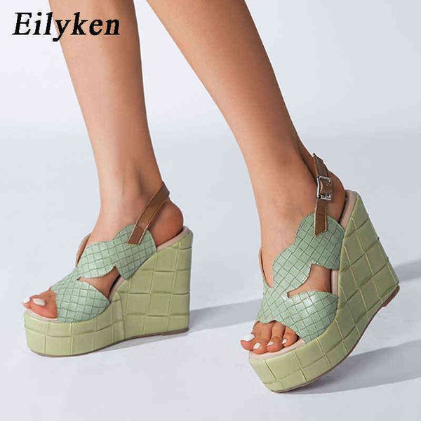 sandals eilyken style platform wedge checked totem women sandals peep toe back belt buckle high heels ladies runway shoes 220318, Black
sandals eilyken style platform wedge checked totem women sandals peep toe back belt buckle high heels ladies runway shoes 220318, Black