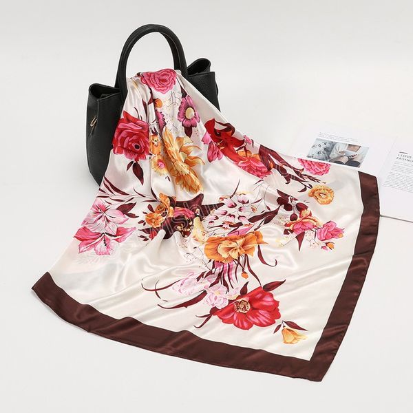 fashion 90*90cm square scarves women dark green floral silk shawl scarf office lady hair headband foulards headcloth, Blue;gray
fashion 90*90cm square scarves women dark green floral silk shawl scarf office lady hair headband foulards headcloth, Blue;gray