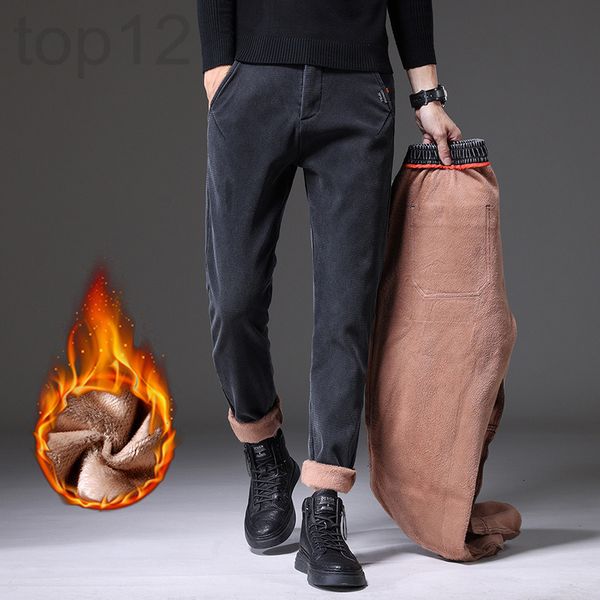men's jeans designer high end thickened plush jeans men's small straight tube autumn and winter new slim fit elastic warm casual l, Blue
men's jeans designer high end thickened plush jeans men's small straight tube autumn and winter new slim fit elastic warm casual l, Blue