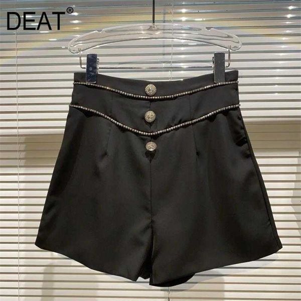 deat women double drainage drill chain shorts arrivals high waist fashion temperament spring summer 11d934 210709, White;black
deat women double drainage drill chain shorts arrivals high waist fashion temperament spring summer 11d934 210709, White;black