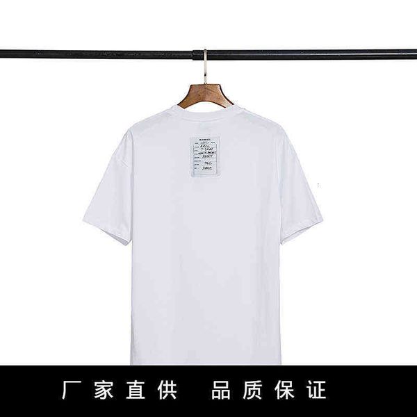 of correct version trendy brand witter vehicles solid color white cloth letter label men's and women's short sleeve t-shirt, White;black
of correct version trendy brand witter vehicles solid color white cloth letter label men's and women's short sleeve t-shirt, White;black