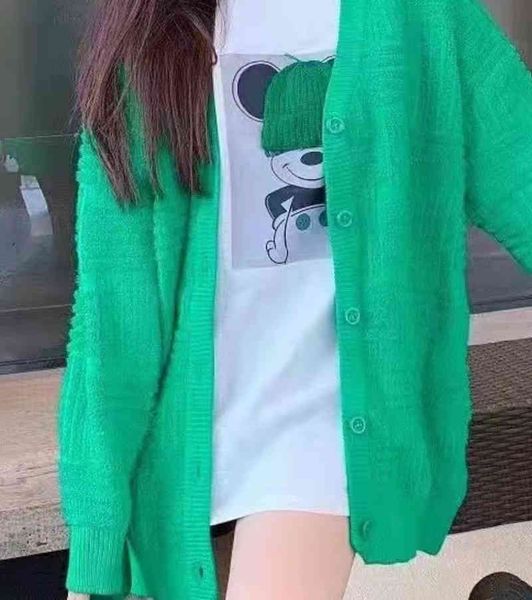 bv new winter green knitted cardigan jacket lazy wind towel loose thickened v-neck blouse women, White;black
bv new winter green knitted cardigan jacket lazy wind towel loose thickened v-neck blouse women, White;black