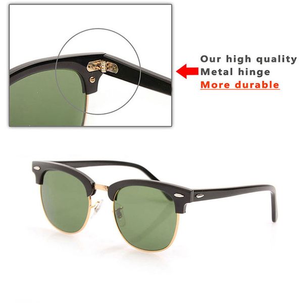 mens sunglasses plank metal hinge designer women eyeglass uv protection g15 lenses eyewear luxury womens glasses glass lens spectacles 51mm, White;black
mens sunglasses plank metal hinge designer women eyeglass uv protection g15 lenses eyewear luxury womens glasses glass lens spectacles 51mm, White;black
