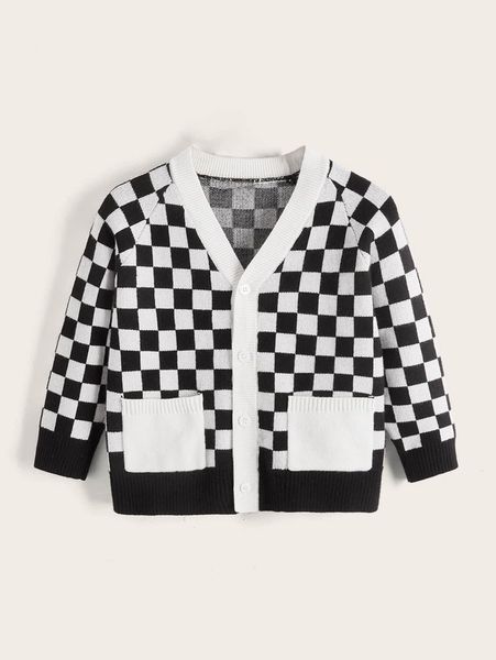 toddler boys checker pattern double pocket raglan sleeve cardigan she, Blue
toddler boys checker pattern double pocket raglan sleeve cardigan she, Blue
