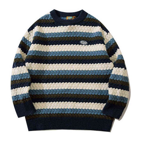 rainbow harajuku japanese striped sweater men hip hop streetwear 2022 autumn oversize pullovers sweater for men fashion sweaters t220730, White;black
rainbow harajuku japanese striped sweater men hip hop streetwear 2022 autumn oversize pullovers sweater for men fashion sweaters t220730, White;black