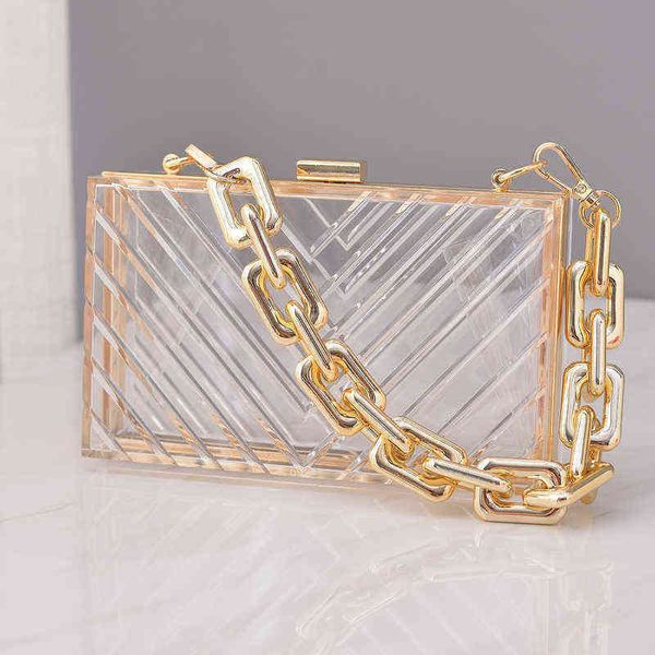 nxy evening bags crossover for women fashion 2022 clear clutch transparent acrylic wedding handbag luxury purse thick shoulder strap bag 220
nxy evening bags crossover for women fashion 2022 clear clutch transparent acrylic wedding handbag luxury purse thick shoulder strap bag 220