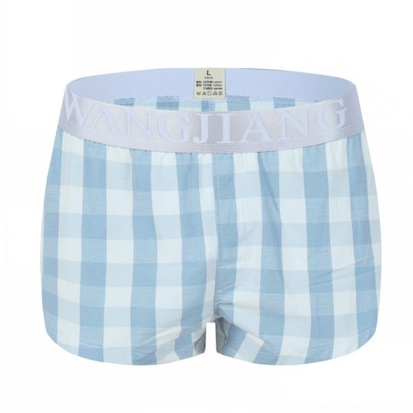 men's underpants lingerie 100% cotton plaid pouch boxer shorts underwear blue/white #1044jjk, Black;white
men's underpants lingerie 100% cotton plaid pouch boxer shorts underwear blue/white #1044jjk, Black;white