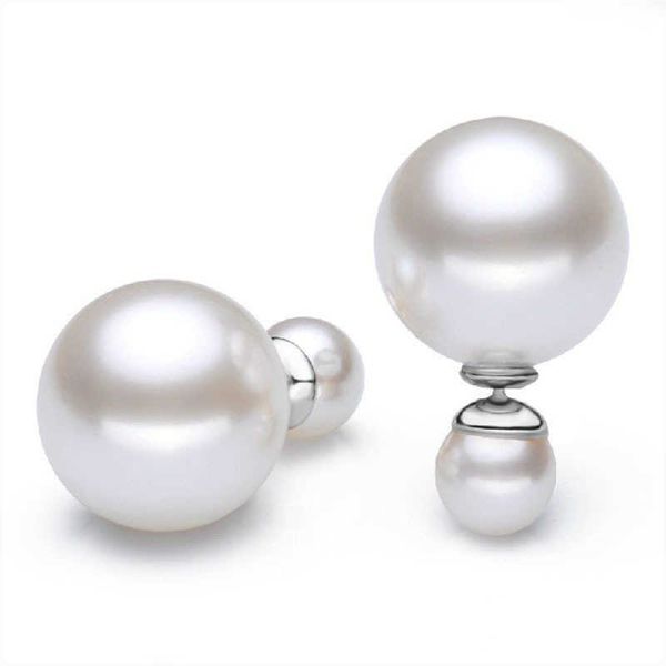 double pearl earrings fashion korean girls' accessories double-sided pearl earrings 001 charm, Golden
double pearl earrings fashion korean girls' accessories double-sided pearl earrings 001 charm, Golden