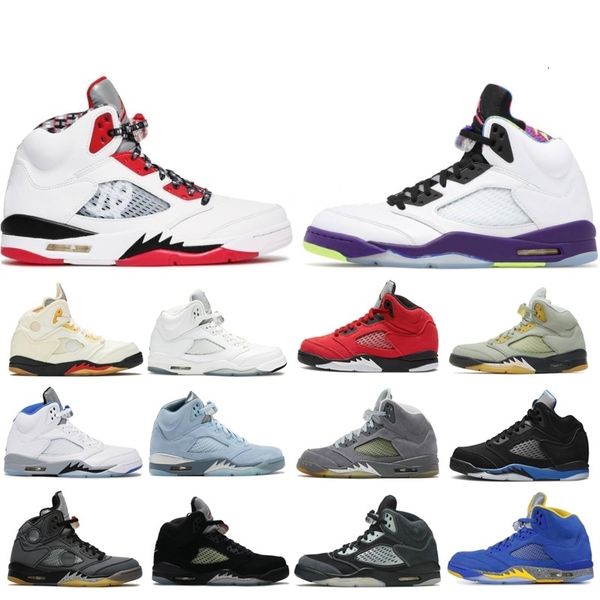 2022 sandals 5 v men basketball shoes 5s raging red stealth fire what the white cement metallic, Black 
2022 sandals 5 v men basketball shoes 5s raging red stealth fire what the white cement metallic, Black