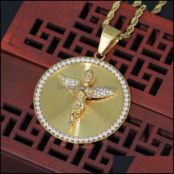 pendant necklaces pendants jewelry mens stainless steel angel necklace hip hop white zircon bling 18k gold plated religious 1269 b3 drop d, Silver
pendant necklaces pendants jewelry mens stainless steel angel necklace hip hop white zircon bling 18k gold plated religious 1269 b3 drop d, Silver