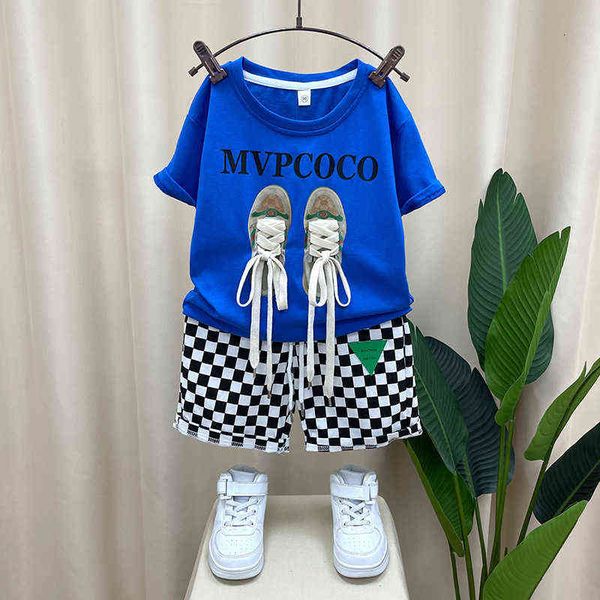 boys' summer suit style exotic baby summer thin clothes children's handsome short sleeve two-piece set, White
boys' summer suit style exotic baby summer thin clothes children's handsome short sleeve two-piece set, White