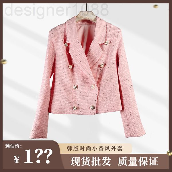 women's wool & blends designer woolen tweed small fragrance coat women's 2021 autumn winter korean version fashion short celebrity, Black
women's wool & blends designer woolen tweed small fragrance coat women's 2021 autumn winter korean version fashion short celebrity, Black
