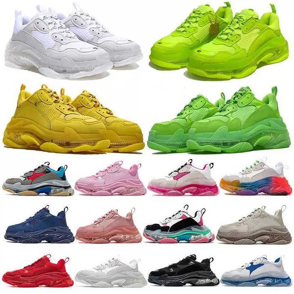 men women dad shoes 17fw triple s casual shoes clear bubble bottom mens sneakers black red old beige yellow navy grandpa trainer chaussures
men women dad shoes 17fw triple s casual shoes clear bubble bottom mens sneakers black red old beige yellow navy grandpa trainer chaussures