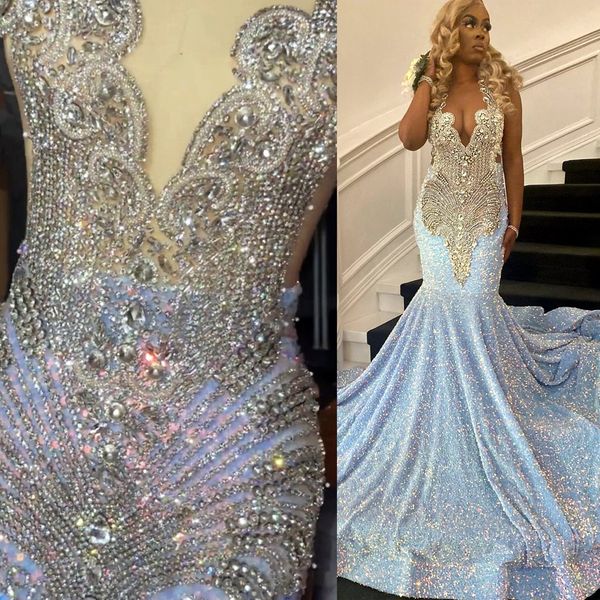 2022 plus size arabic aso ebi sparkly mermaid luxurious prom dresses beaded crystals evening formal party second reception birthday engageme, Black
2022 plus size arabic aso ebi sparkly mermaid luxurious prom dresses beaded crystals evening formal party second reception birthday engageme, Black