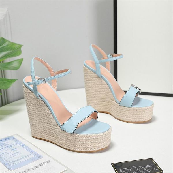 the latest women's slope heel sandals leather material hemp rope woven sole waterproof platform design luxury custom logo35-42526, Black
the latest women's slope heel sandals leather material hemp rope woven sole waterproof platform design luxury custom logo35-42526, Black