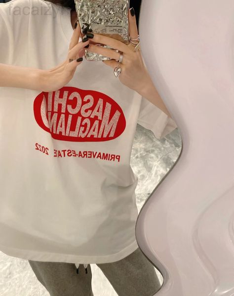 women's t-shirt designer chaopai 22 early spring new niche printed letters loose round neck short sleeve t-shirt yyds hjvm, White
women's t-shirt designer chaopai 22 early spring new niche printed letters loose round neck short sleeve t-shirt yyds hjvm, White