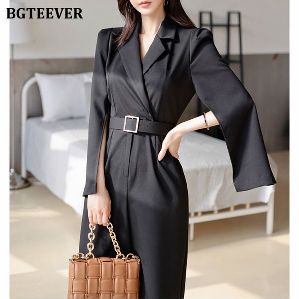 chic work wear ladies notched collar jumpsuits rompers elegant split sleeve belted female playsuits ol style overalls, White
chic work wear ladies notched collar jumpsuits rompers elegant split sleeve belted female playsuits ol style overalls, White