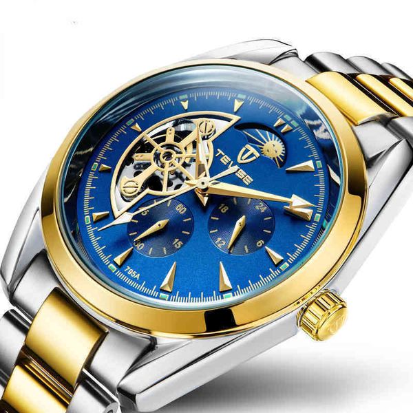 nxy fashion watches swiss tevise tiktok watch man automaton mechanical moon belt vibrato same 0301, Slivery;brown
nxy fashion watches swiss tevise tiktok watch man automaton mechanical moon belt vibrato same 0301, Slivery;brown