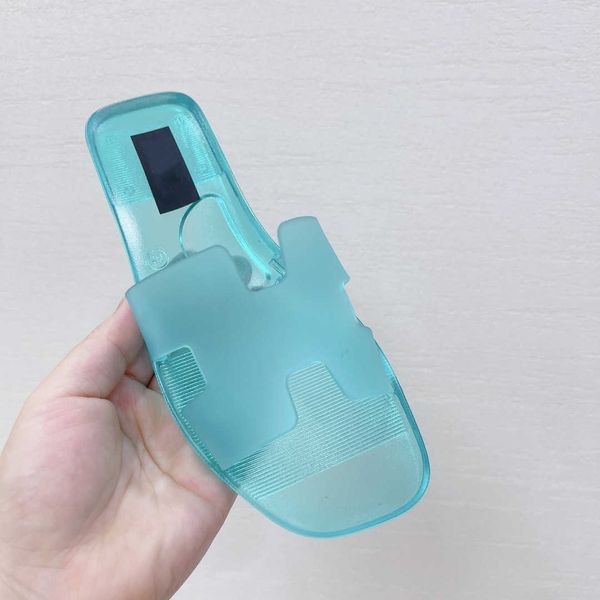 h womens summer sandals beach slide slippers transparent jelly candy color flip flops ladies pink black fashion designer slipper sandal - lf
h womens summer sandals beach slide slippers transparent jelly candy color flip flops ladies pink black fashion designer slipper sandal - lf