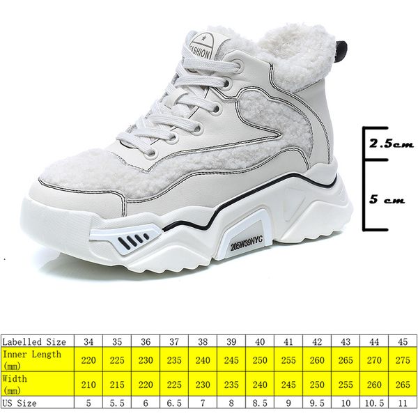 genuine leather women ankle boots lace up casual leisure warm fur winter shoes chunky sneakers platform fur snow boots, Black;yellow
genuine leather women ankle boots lace up casual leisure warm fur winter shoes chunky sneakers platform fur snow boots, Black;yellow