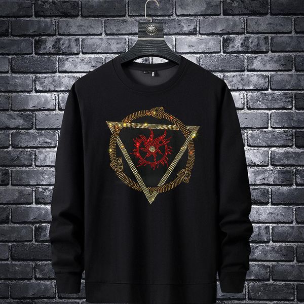 men's hoodies & sweatshirts designer 2021 spring and autumn new fashion slim fit leisure heavy industry drill flame youth handsome men&, Black
men's hoodies & sweatshirts designer 2021 spring and autumn new fashion slim fit leisure heavy industry drill flame youth handsome men&, Black