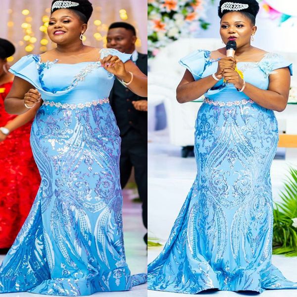 2022 plus size arabic aso ebi sky blue mermaid prom dresses beaded crystals evening formal party second reception birthday engagement gowns, Black
2022 plus size arabic aso ebi sky blue mermaid prom dresses beaded crystals evening formal party second reception birthday engagement gowns, Black