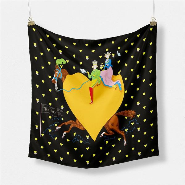 53cm lover tea time print square scarf women design luxury brand silk bandana headband fashion hijab neckerchief, Blue;gray
53cm lover tea time print square scarf women design luxury brand silk bandana headband fashion hijab neckerchief, Blue;gray