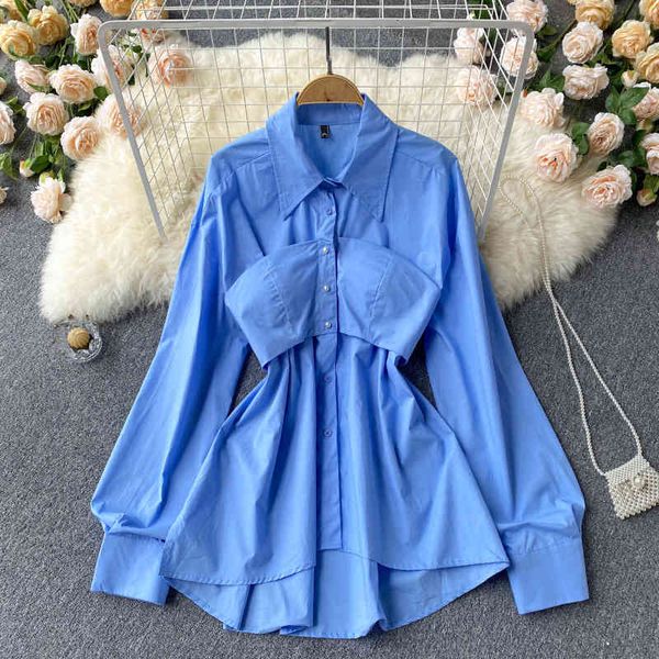 women's blouses & shirts design sense niche 2022 spring style foreign korean version loose ruffle design baby shirt skirt long sleeve 3, White
women's blouses & shirts design sense niche 2022 spring style foreign korean version loose ruffle design baby shirt skirt long sleeve 3, White