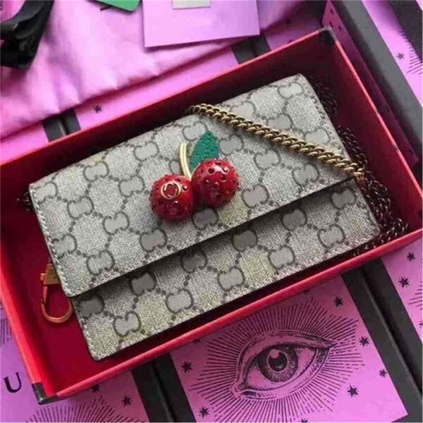 2022 trend fashion design bags store envelope print mini chain
