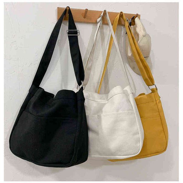 large capacity students canvas shoulder bags female handbags korean satchel cotton cloth crossbody bag women 2022 school bag y220421
large capacity students canvas shoulder bags female handbags korean satchel cotton cloth crossbody bag women 2022 school bag y220421