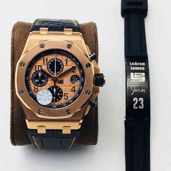 jf upgraded roya1 0ak ap26470 ceramic handle 7750 multifunctional timing mens automatic mechanical watch, Slivery;brown
jf upgraded roya1 0ak ap26470 ceramic handle 7750 multifunctional timing mens automatic mechanical watch, Slivery;brown