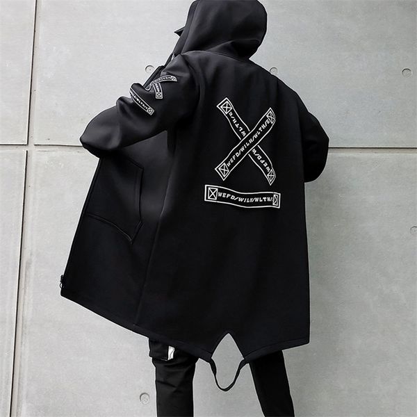 spring autumn men hooded jackets print harajuku windbreaker ribbon overcoat male casual outwear hip hop streetwear coats 220817, Black;brown
spring autumn men hooded jackets print harajuku windbreaker ribbon overcoat male casual outwear hip hop streetwear coats 220817, Black;brown