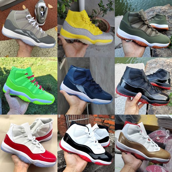 2022 outdoor shoes 11 xi cool grey metallic silver yellow green white purple high jumpman 11s gym red medium olive women mens sports trainer
2022 outdoor shoes 11 xi cool grey metallic silver yellow green white purple high jumpman 11s gym red medium olive women mens sports trainer