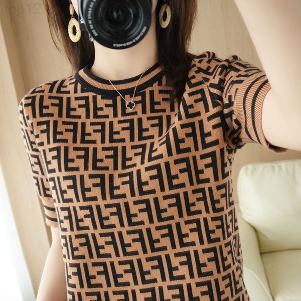 designer 2021 spring and summer round neck loose large size sweater jacquard short sleeve foreign style outer coat inner bottom shirt 2022, White
designer 2021 spring and summer round neck loose large size sweater jacquard short sleeve foreign style outer coat inner bottom shirt 2022, White