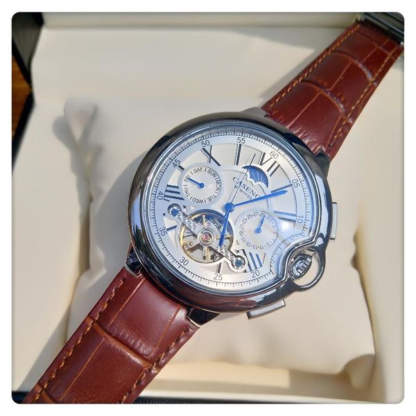 wristwatches 2022 arrival luxury design racing watch men tag chronograph cart-er sports men's waterproof with calendar, Slivery;brown
wristwatches 2022 arrival luxury design racing watch men tag chronograph cart-er sports men's waterproof with calendar, Slivery;brown
